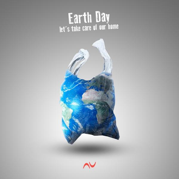 Grafica social network Earth Day