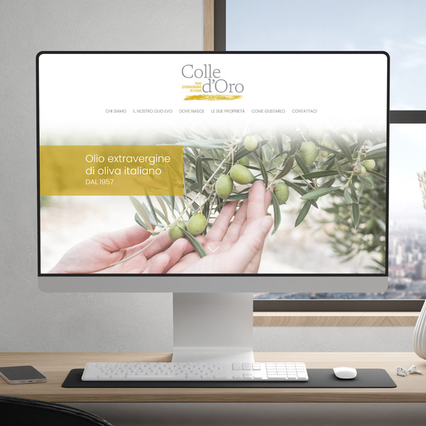 Sito web olio Colle d'Oro