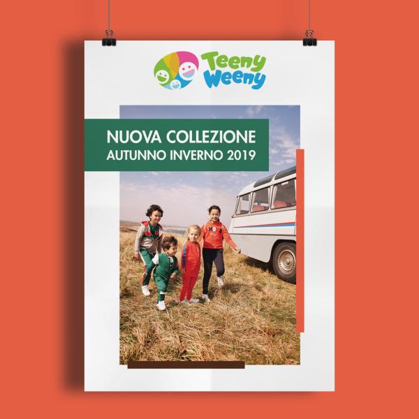 Grafica pubblicitaria Teeny Weeny