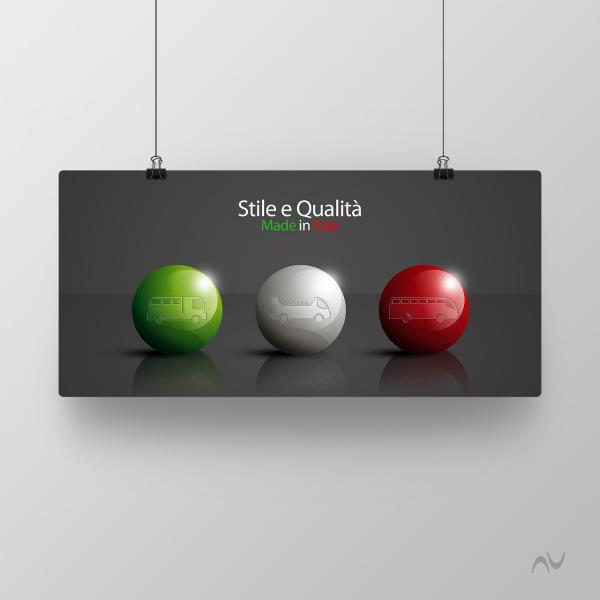 Grafica pubblicitaria Modenabus