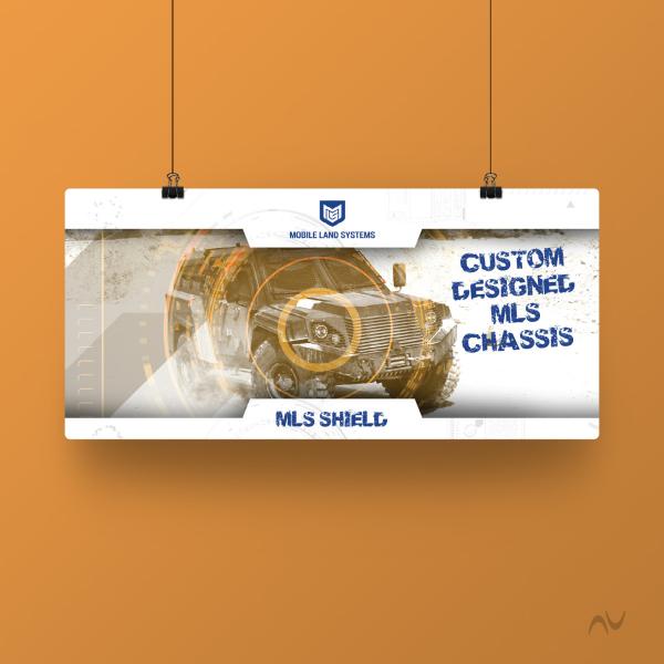 Grafica pubblicitaria Schield