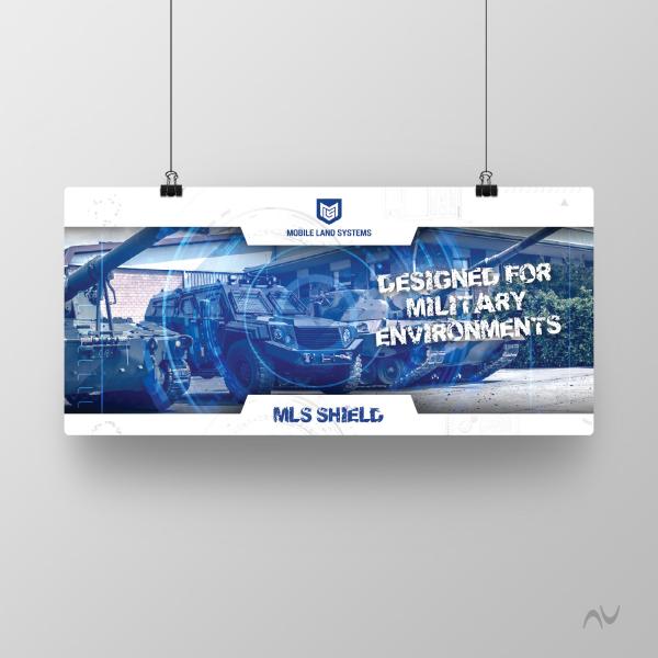Grafica pubblicitaria Shield