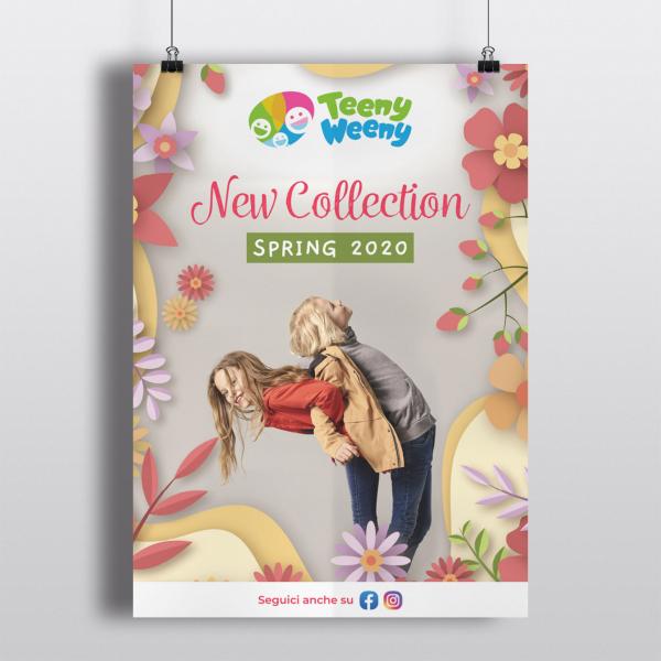 Grafica pubblicitaria Teeny Weeny Spring 2020