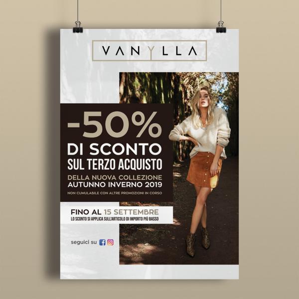 Grafica pubblicitaria Vanylla