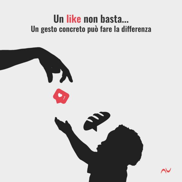 Grafica social network sulla giornata mondiale dell'alimentazione