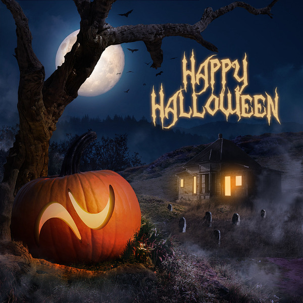 Grafica social network Halloween