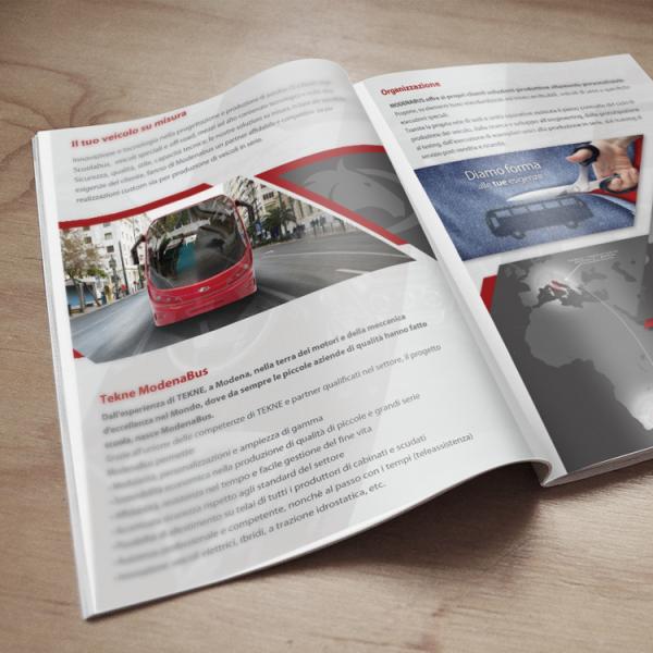Realizzazione brochure aziendale Modenabus