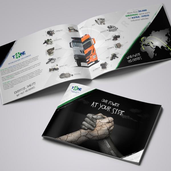 Realizzazione brochure Tekne Parts