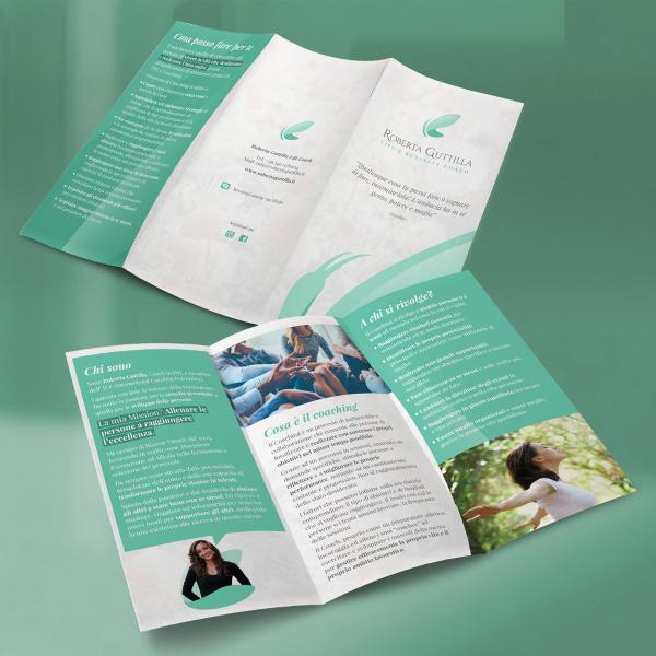 Realizzazione depliant Life coach