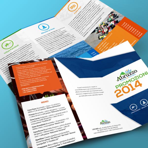 Realizzazione depliant Life Abruzzo
