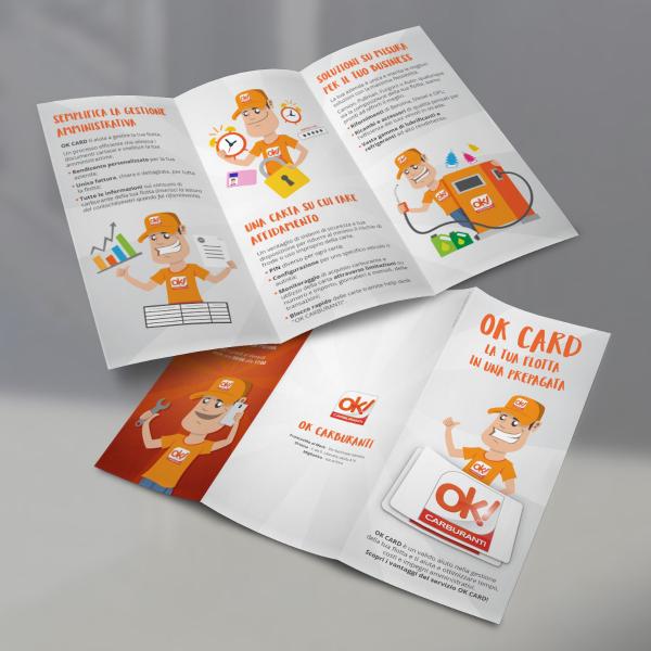 Realizzazione depliant Ok Car Wash