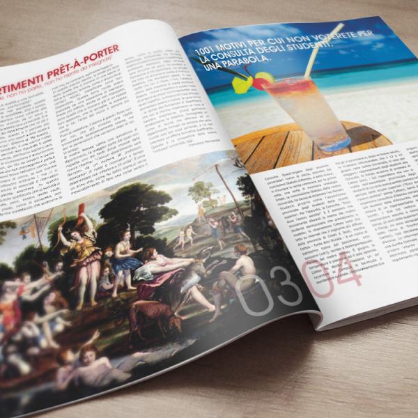 Realizzazione depliant rivista