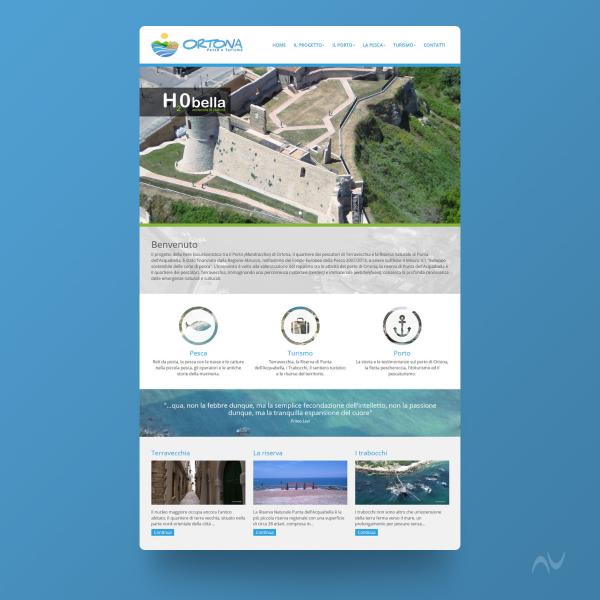 Realizzazione sito web Ortona Pesca Turismo