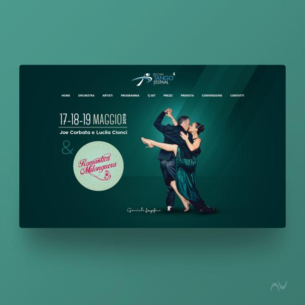 Sito web responsive Pescara Tango Festival