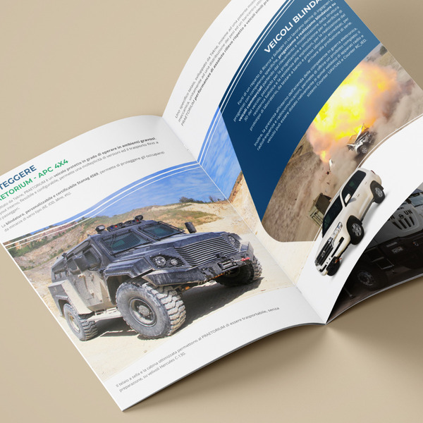Grafica interna brochure A4 Tekne