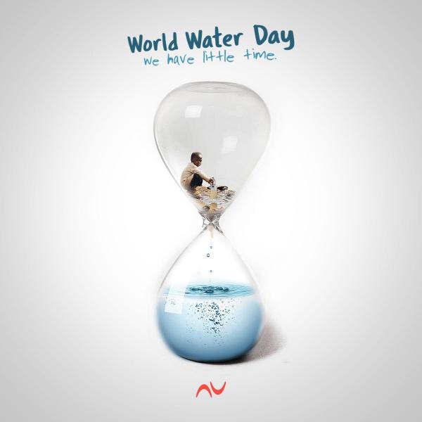 Grafica social network World water day