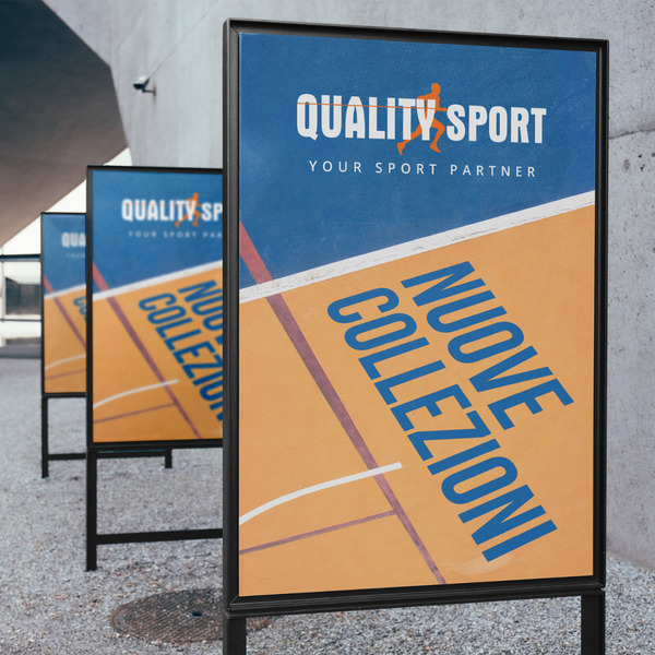 Grafica pubblicitaria Quality Sport Nuove Collezioni